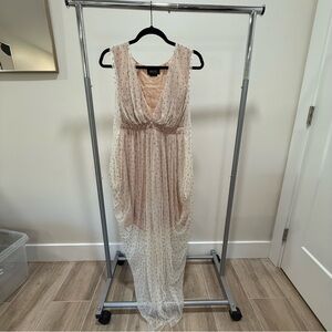 Nasty Gal Vintage Sequin Midi Dress